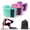 3pcs Resistance Bands For Legs And Butt; Home Yoga Exercise Workout Sports Fitness Accessories - 3pcs