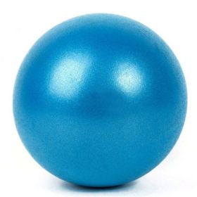 1pc Inflatable Yoga Pilates Fitness Ball For Home Exercise - Blue