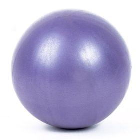 1pc Inflatable Yoga Pilates Fitness Ball For Home Exercise - Purple