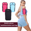 Universal 6.5'' Running Sport Armband Bag Waterproof Arm Bag Mobile Phone Bag Case Fitness Gym Arm Band For IPhone Samsung Huawe - Black