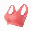 Women Yoga Underwear Padded Crop Tops Underwear Gym Top Yoga Sport Bra Breathable Fitness Running Vest Yoga Bras Sports Type - Red - 6XL