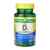 Spring Valley Vitamin D3 Bone & Immune Health Dietary Supplement Softgels, 25 mcg (1,000 IU), 200 Count - Spring Valley