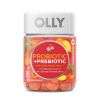 OLLY Probiotic + Prebiotic Gummy, Digestive + Gut Health Supplement, Peach, 30 Count - OLLY