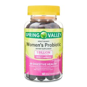 Spring Valley Women's Probiotic Vegetarian Gummy Supplement;  60 Count - Spring Valley