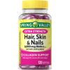 Spring Valley Hair;  Skin & Nails Dietary Supplement Gel Capsules;  5; 000 Mcg;  120 Count - Spring Valley