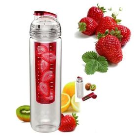 Fruitcola Dome Fruit Infuser Water Bottle - Green