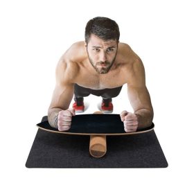 Household & Gym Indoor Balance Board Trainer for Core Strength - Black - Balance Board