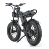 EMB009 New Design 750W Mountain Electric Bicycle Out Door With Fat Tire 20''Ebike - Black