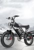 Off-road Electric Bike 1000W 20ah Black - BLACK