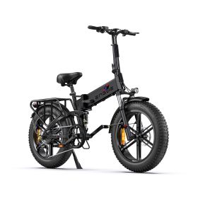 Engwe Engine Pro (Upgraded Version) 1000W(PEAK) Fat E-Bike 16Ah 25KM/H 120KM - Black