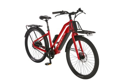 Ebike - L - STEP-THRU RAGE RED