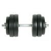 9 Piece Dumbbell Set 33.1 lb - Black