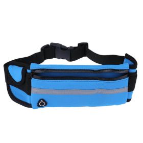 Velocity Water-Resistant Sports Running Belt and Fanny Pack for Outdoor Sports - Blue