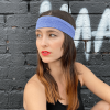 Cardio Sport and Fitness Sweat-Wicking Headband - Blue