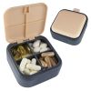 Travel Medicine Pill Organizer Small Pill Box Mini Pill Case with 4 Compartments - Bexeen