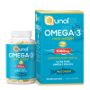 Qunol Mini Omega-3 Fish Oil Supplement (180 count) Heart Health Support with 1000mg Wild Caught Omega-3 Fatty Acids (Including EPA & DHA) - Qunol