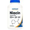 Nutricost Niacin (Vitamin B3) 500mg, 240 Capsules - Gluten Free and Non-GMO Supplement - eSupplements, llc