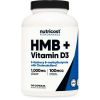 Nutricost HMB (1000mg) and Vitamin D3 (4000 IU) Supplement - 240 Capsules, 120 Servings - Gluten Free and Non-GMO - eSupplements, llc