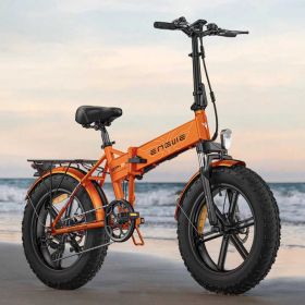 ENGWE EP-2PRO 48V13Ah 45km/h 20 Inch Fat Tire 750W Mountain Electric Bicycle - dark orange - 750w