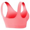 3 Pack Sport Bras For Women Seamless Wire free Bra Light Support Tank Tops For Fitness Workout Sports Yoga Sleep Wearing - PP_GY_MelonRed - 2XL