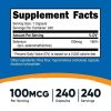 Nutricost Selenium Supplement 100mcg, 240 Capsules, Vegetarian, Gluten Free & Non-GMO - eSupplements, llc