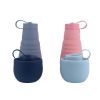 500ml Large Capacity Silicone Folding Water Bottle High Temperature Resistance Outdoor Sports Bottle Travel Portable Cup - 500ML - 03