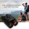 30x60 Binoculars Portable Folding Mini Telescope Low Light Night Vision for Hunting Sports Outdoor Camping Travel Sightseeing - Black