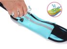 Velocity Water-Resistant Sports Running Belt and Fanny Pack for Outdoor Sports - Sky Blue