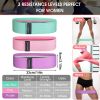 3pcs Resistance Bands For Legs And Butt; Home Yoga Exercise Workout Sports Fitness Accessories - 3pcs