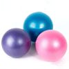 1pc Inflatable Yoga Pilates Fitness Ball For Home Exercise - Pink+Blue