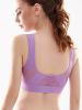 3 Pcs Breathable Solid Eyelet Mesh Hole Vest Sports Bras, Plus Size Non-steel Running Yoga Bras, Women's Lingerie & Underwear - Mixed Colour - M