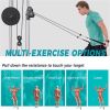 Lat Pulldown Machine Home Gym Fitness Silver - as picture