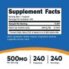 Nutricost Niacin (Vitamin B3) 500mg, 240 Capsules - Gluten Free and Non-GMO Supplement - eSupplements, llc