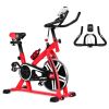 Indoor Cardio Fitness Adjustable Exercise Bicycle - Red & Black - Professional Exercise Bikes