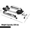 Adjustable Double Hydraulic Resistance Rowing Exercise  Fitness Machine - As the pictures shown - Exercise & Fitness