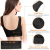 3 Pack Sport Bras For Women Seamless Wire free Bra Light Support Tank Tops For Fitness Workout Sports Yoga Sleep Wearing - BK_BK_BK - S