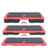 Adjustable Aerobic Stepper Workout Step with 4 Risers Fitness & Exercise Platform Trainer - as Pic