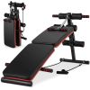 Multifunctional Sit up Bench 4 Position Adjustable Metal Workout Bench - as show