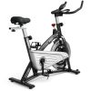 Indoor Gym Exercise Cycling Bike Smooth Belt Drive - Black & Silver - Professional Exercise Bikes