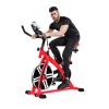 Indoor Cardio Fitness Adjustable Exercise Bicycle - Red & Black - Professional Exercise Bikes