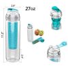 Fruitcola Dome Fruit Infuser Water Bottle - Purple