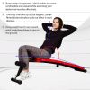 Gym Room Adjustable Height Exercise Bench Abdominal Twister Trainer - Red - Exercise & Fitness