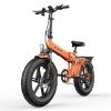 ENGWE EP-2PRO 48V13Ah 45km/h 20 Inch Fat Tire 750W Mountain Electric Bicycle - dark orange - 750w