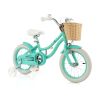 14" Kid's Bike with Training Wheels and Adjustable Handlebar Seat - Green