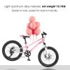 AB03-24 inch Youth Bike Kids Bike for Boys and Girls with Suspension Fork, 7-Speed Drivetrain, Multiple Colors. - Pink