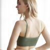 Women Sports Bra back bra Quick Dry Padded Shockproof Gym Fitness Running Sport Brassiere Tops Push Up Bras Sports Bra Crop Top - Skin - Free Size