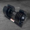 22LBS ADJUSTABLE DUMBBELL STEEL+PLASTIC - as Pic