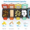 Weekly Medicine Pill Organizer Waterproof 7 Day Large Pill Box Daily Pill Case - Bexeen