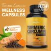 Turmeric Supplement Mood Mobility and Joint Support Supplement Turmeric Curcumin with Black Pepper 1000 mg 120 Capsules - Z Zealthy Life