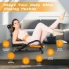 Adjustable Exercise Abdominal Muscles Core Fitness Trainers  Bench Machine - Orange - Exercise & Fitness